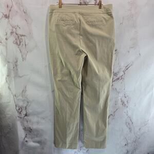 Chicos Pants Womens 8 1 X 29 Beige Khaki Stretch High Rise Chino Pull On